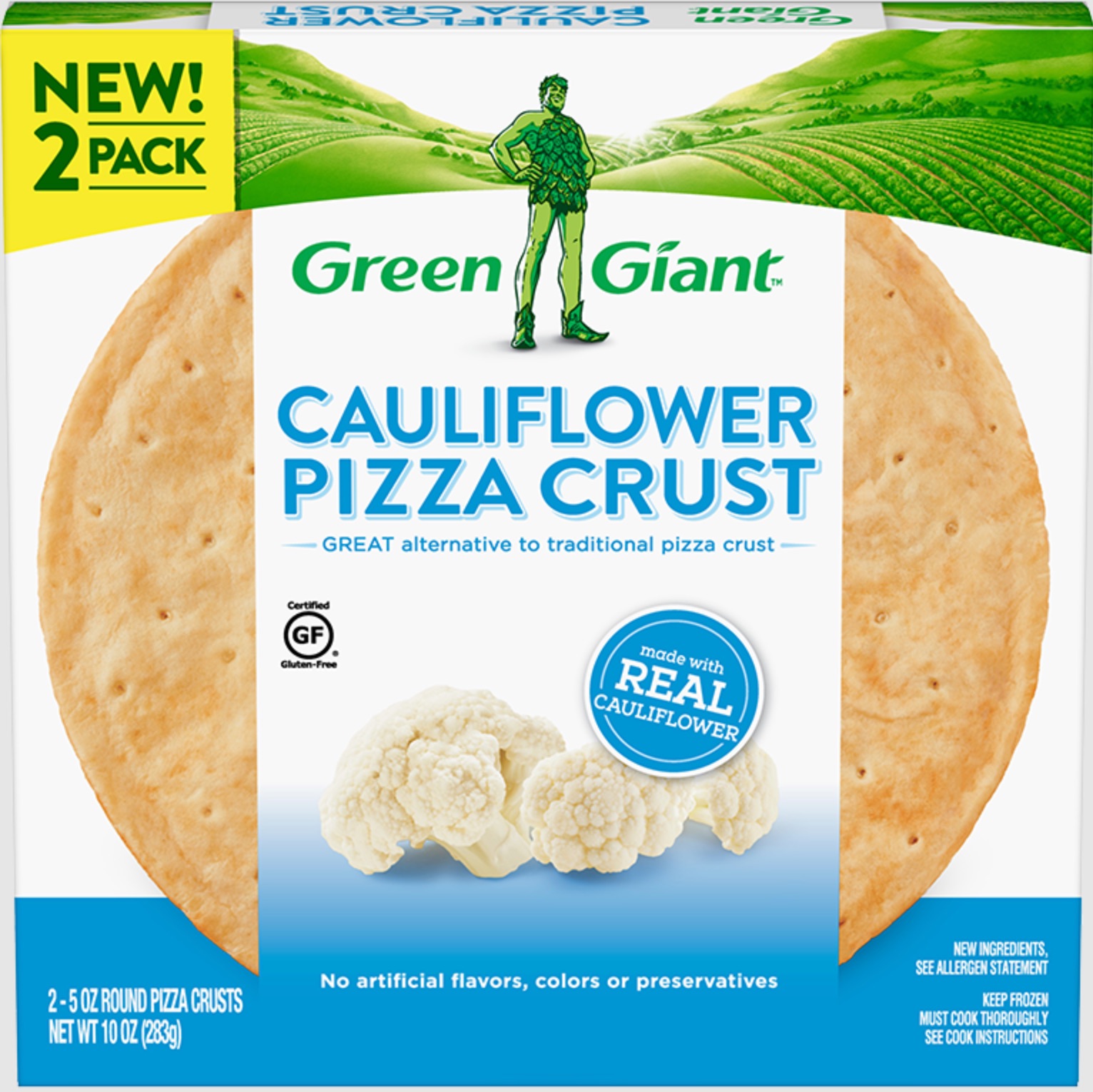 Green Giant Frozen Cauliflower Pizza Crust