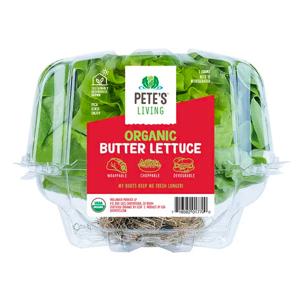 Petes Organic Butter Lettuce