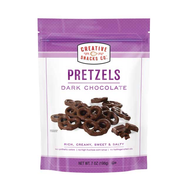 Creative Snacks Dark Chocolate Pretzels