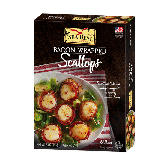 Sea Best Bacon Wrapped Scallops